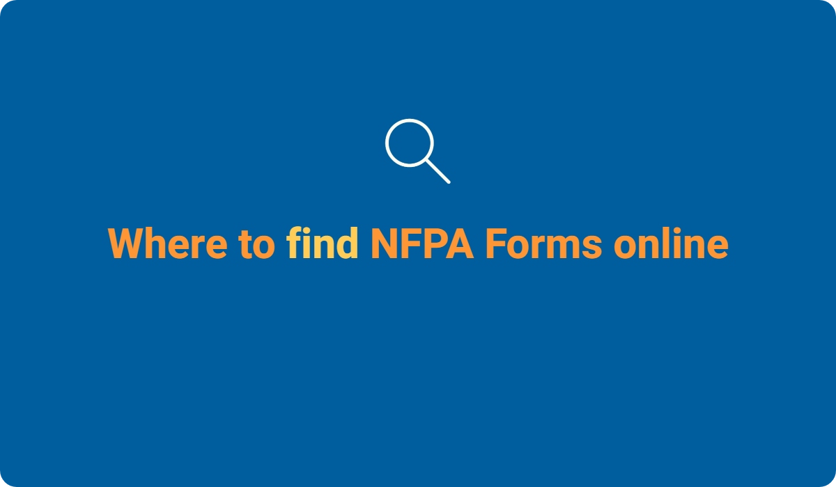 Find NFPA Forms online
