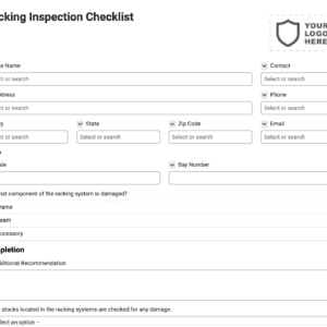 Racking Inspection Checklist