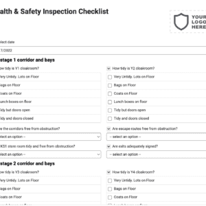 Health & Safety Inspection Checklist