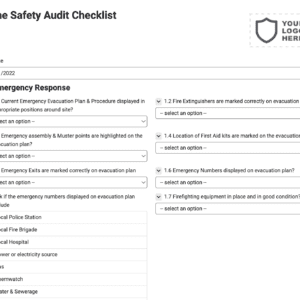 Mine Safey Audit Checklist