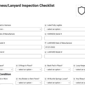 IPS Harness / Lanyard Inspection Checklist