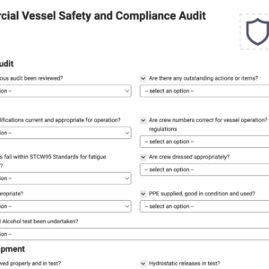 Commercial Vessel Safety and Compliance Audit