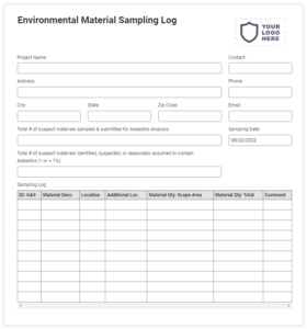 environmental inspection log