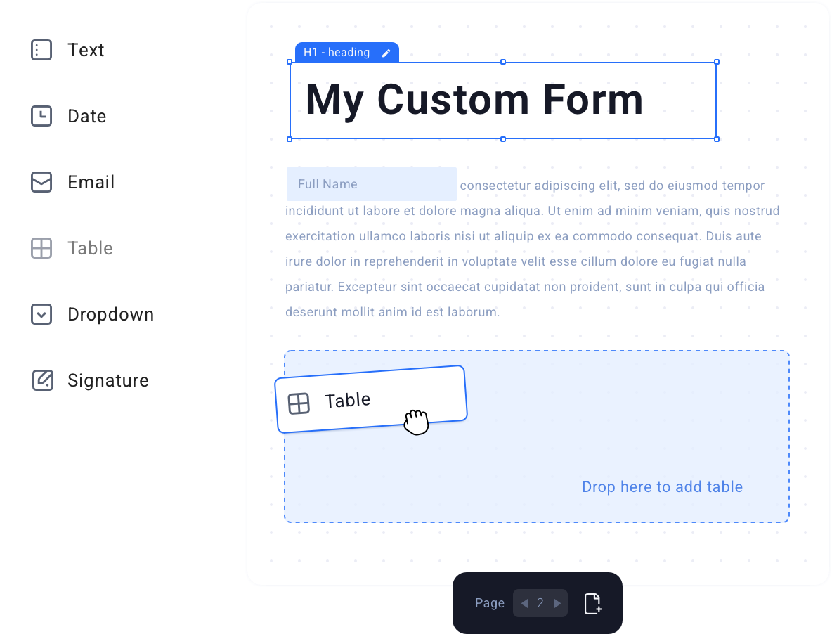 form builder without limits