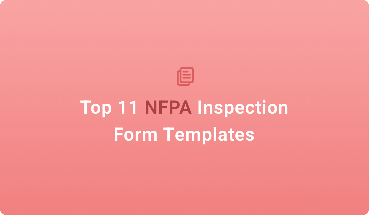 Top NFPA Inspection Form Templates