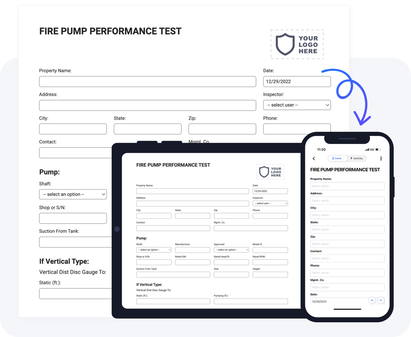 fire pump annual performance test form preview