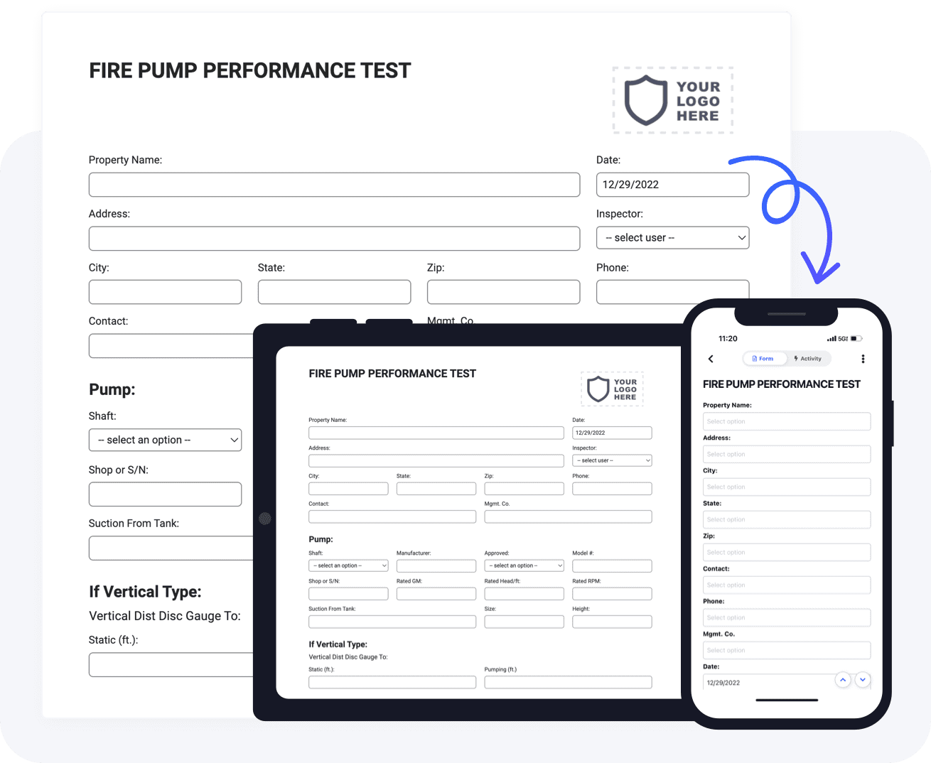 fire pump annual performance test form preview