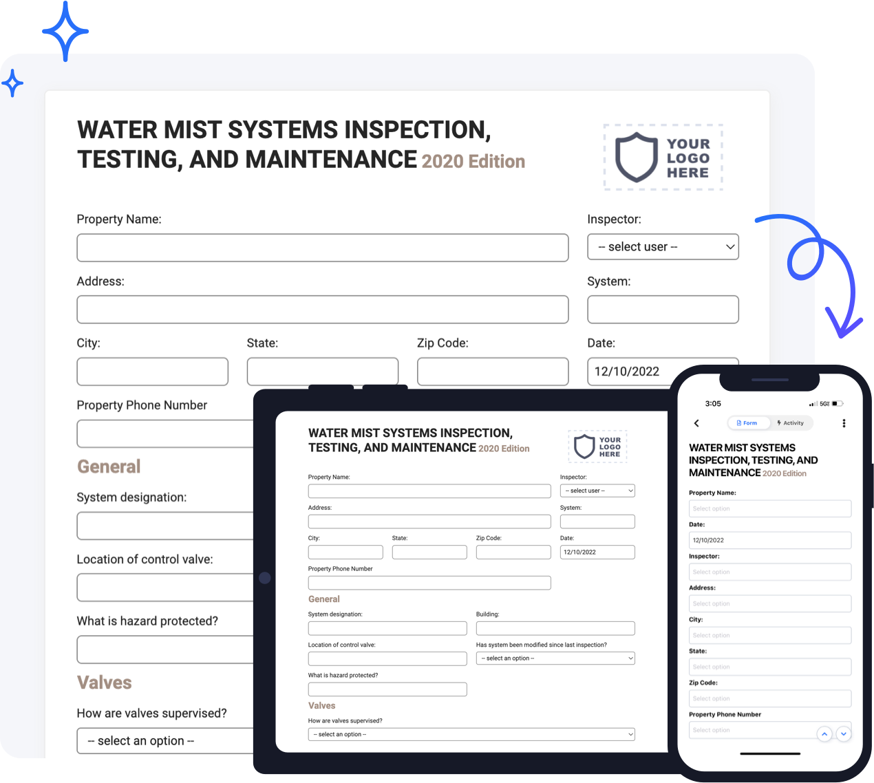 free water mist systems inspection form online preview
