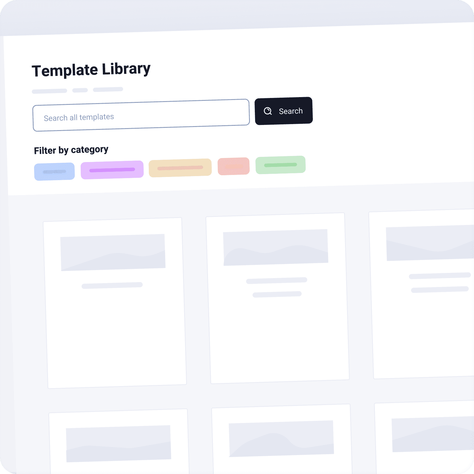 form template library API