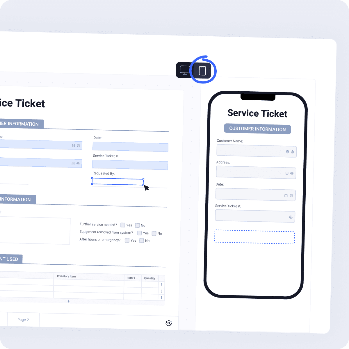 fully compatible mobile forms