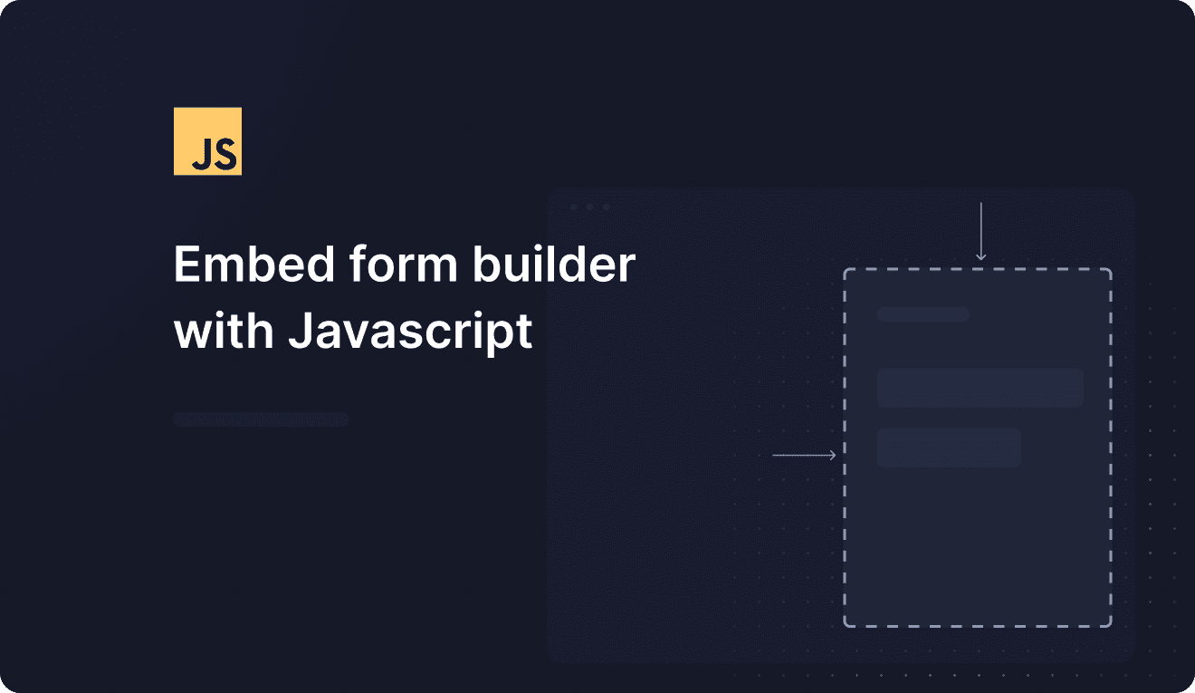 embed form builder with javascript